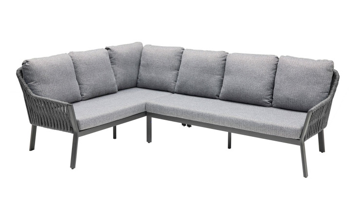Gartensofa Live von LC Garden in Grau-Anthrazit