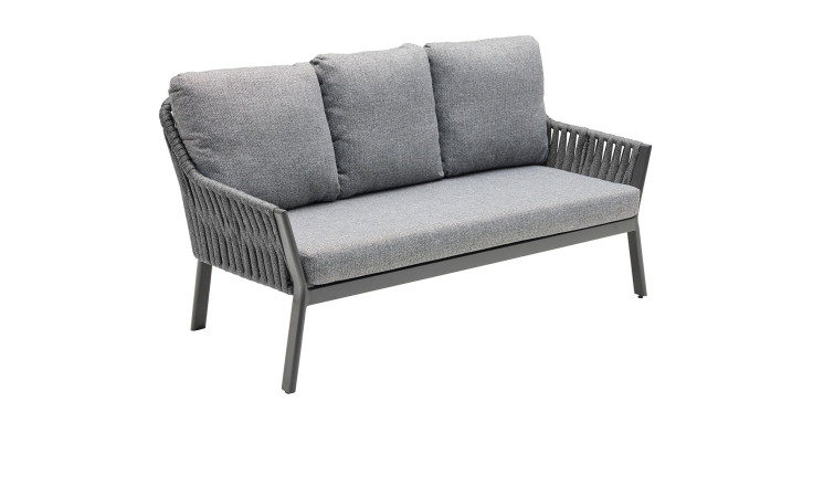 Gartensofa Live von LC Garden in Grau-Anthrazit