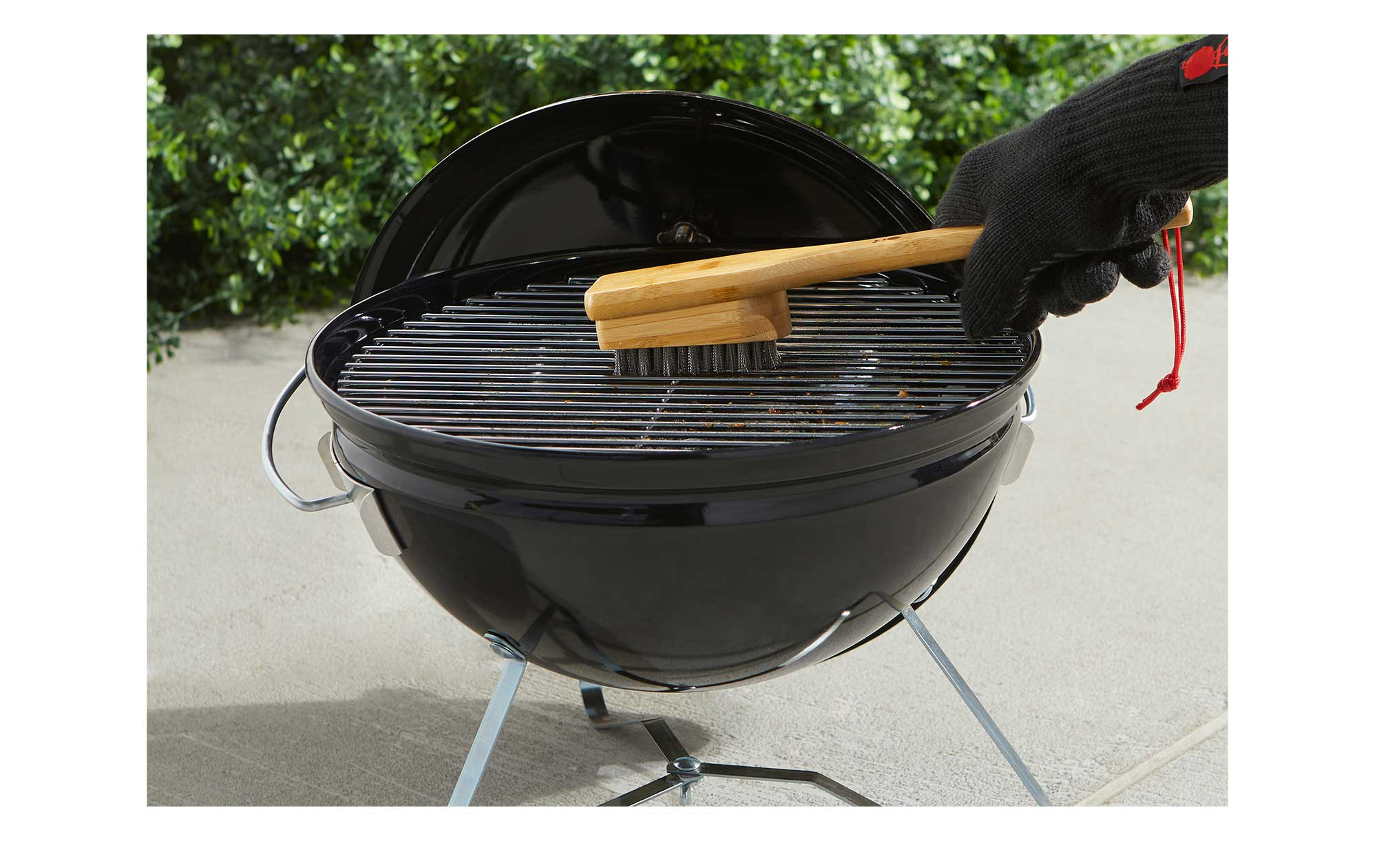Grillbrste Bambus, 30 cm