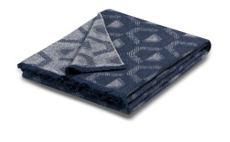 Plaid Shadow Blue130 x 170 cm