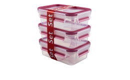 Frischhaltedosen-Set Clip & Close 3tlg.