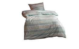 Mako-Satin-Bettwäsche Nuria 155 x 220 cm