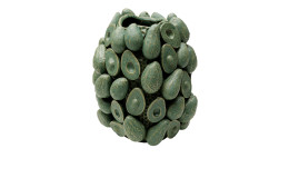 Vase Avocados in grün