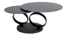 Couchtisch Beverly in der Farbe schwarz