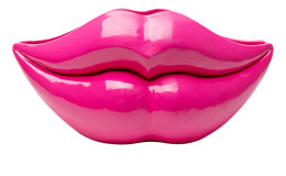 Vase Lips 28 cm in pink