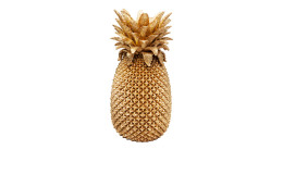 Vase Pineapple 49,5 cm in gold