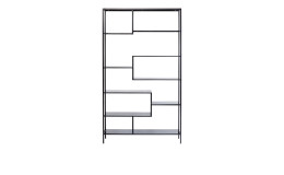 Regal Loft in schwarz