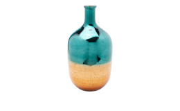 Vase Lizyshinemulti 50 cm in Blau / Gold