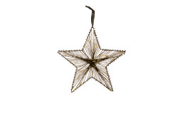 Christbaumanhänger Stern 25 cm