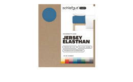 Jersey Spanntuch 130 x 220 cm Blau