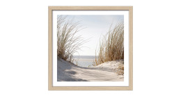 Rahmenbild Nordic Beach Atmosphere 33 x 33 cm
