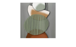 Alubild Abstract In and Out 50 x 50 cm