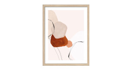 Rahmenbild Line and Shapes 33 x 43 cm