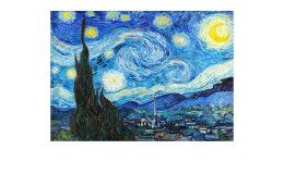 Alubild Van Gogh The Stary Night 70 x 100 cm