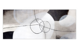 Glasbild Different Abstract Shapes 50 x 125 cm