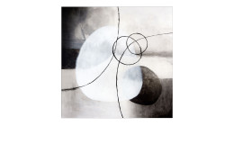 Glasbild Different Abstract Shapes 50 x 50 cm