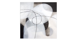 Glasbild Different Abstract Shapes 50 x 50 cm