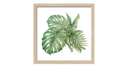 Rahmenbild Green Leaf III 28 x 28 cm