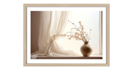 Rahmenbild Still Life At The Window II 55 x 75 cm