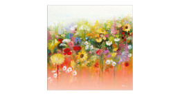 Leinwandbild Abstraction I 27 x 27 cm