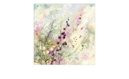 Leinwandbild Natural Flowers I 27 x 27 cm