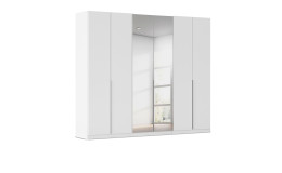 Drehtürenschrank Andrews in der Farbe Weiß, Schrägansicht