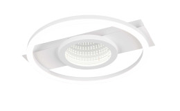 Reality LED-Deckenleuchte Wheeler 35 cm, runde Deckenleuchte mit LED, von unten vor einem schlichten Hintergrund dargestellt.