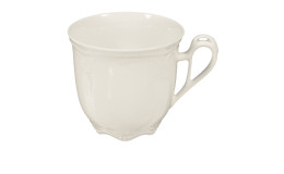 Kaffeetasse Rubin 210 ml aus Porzellan in beige.
