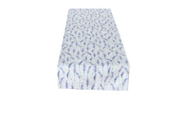 Tischläufer Lavanda 40 x140 cm in blau-weiß mit Blumenmuster