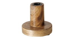 Kerzenleuchter 9 cm in braun