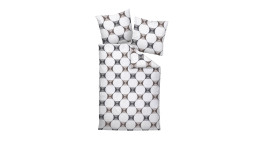 Mako-Satin-Bettwäsche J.D. 155 x 220 cm