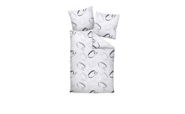 Mako-Satin-Bettwäsche J.D. 135 x 200 cm