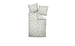 Biber Bettwäsche 135 x 200 cm Mineralgrün 