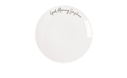 Frühstücksteller Good Morning Sunshine 21 cm in weiß