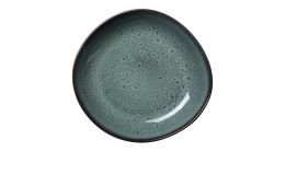 Schale Lave 22 cm in grau