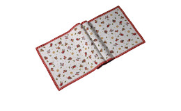 Tischläufer Gobelin XL Toys Delight 49 x 143 cm in weiß mit weihnachtlichen Motiven.