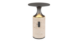 LED-Tischleuchte Travertin 18,5 cm
