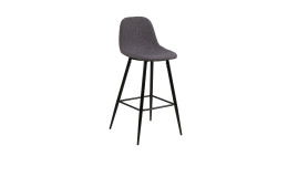 Barhocker William in der Farbe Grau