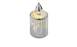 LED-Glaskerze 14 cm