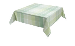 Tischdecke 140 x 140 cm in grün aus Baumwolle.