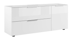 Lowboard Saverne 5 Farbe Weiß