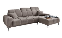 Wohnlandschaft Nevis in der Farbe Taupe