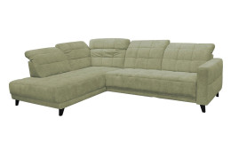 Basis-Ecksofa VIA PAOLA, in der Farbausfühnrung Grün