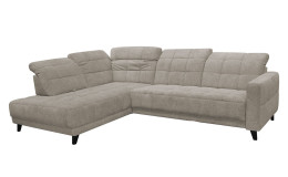 Basis-Ecksofa VIA PAOLA, in der Farbausfühnrung Graugrün
