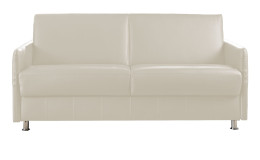 Komfort-Schlafsofa Mailand, in der Farbausführung Creme