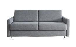 Schlafsofa Valetta, in der Farbausführung grau / anthrazit