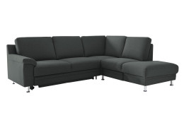 Basis-Ecksofa LASCONDO Riva, in der Farbausführung Stone