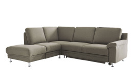 Basis-Ecksofa LASCONDO Riva, in der Farbausführung Sand
