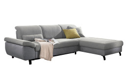 Basis - Wohnlandschaft Tucson, in der Farbausführung silber