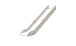 Rutsche für halbhohes Bett in weiß.